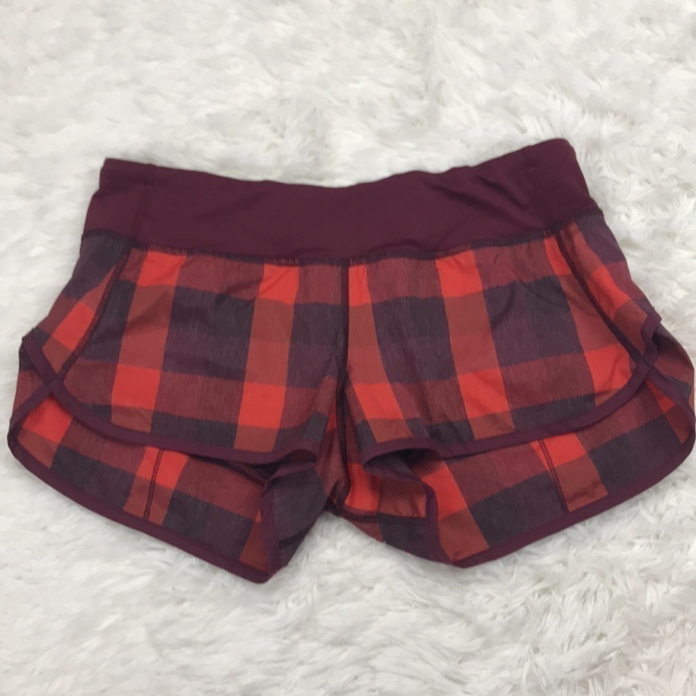 Lululemon Run: Speed Short Checkered - image 1